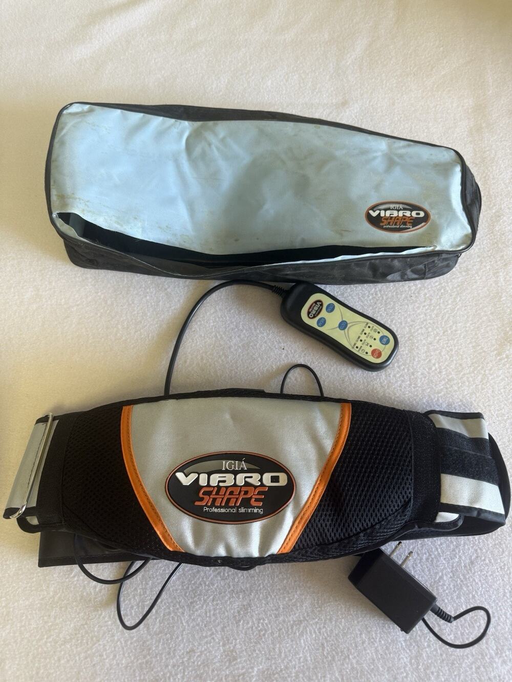Igia Vibro Shape Professional Vibrating Heating Slimming Belt Ripped Case TESTED